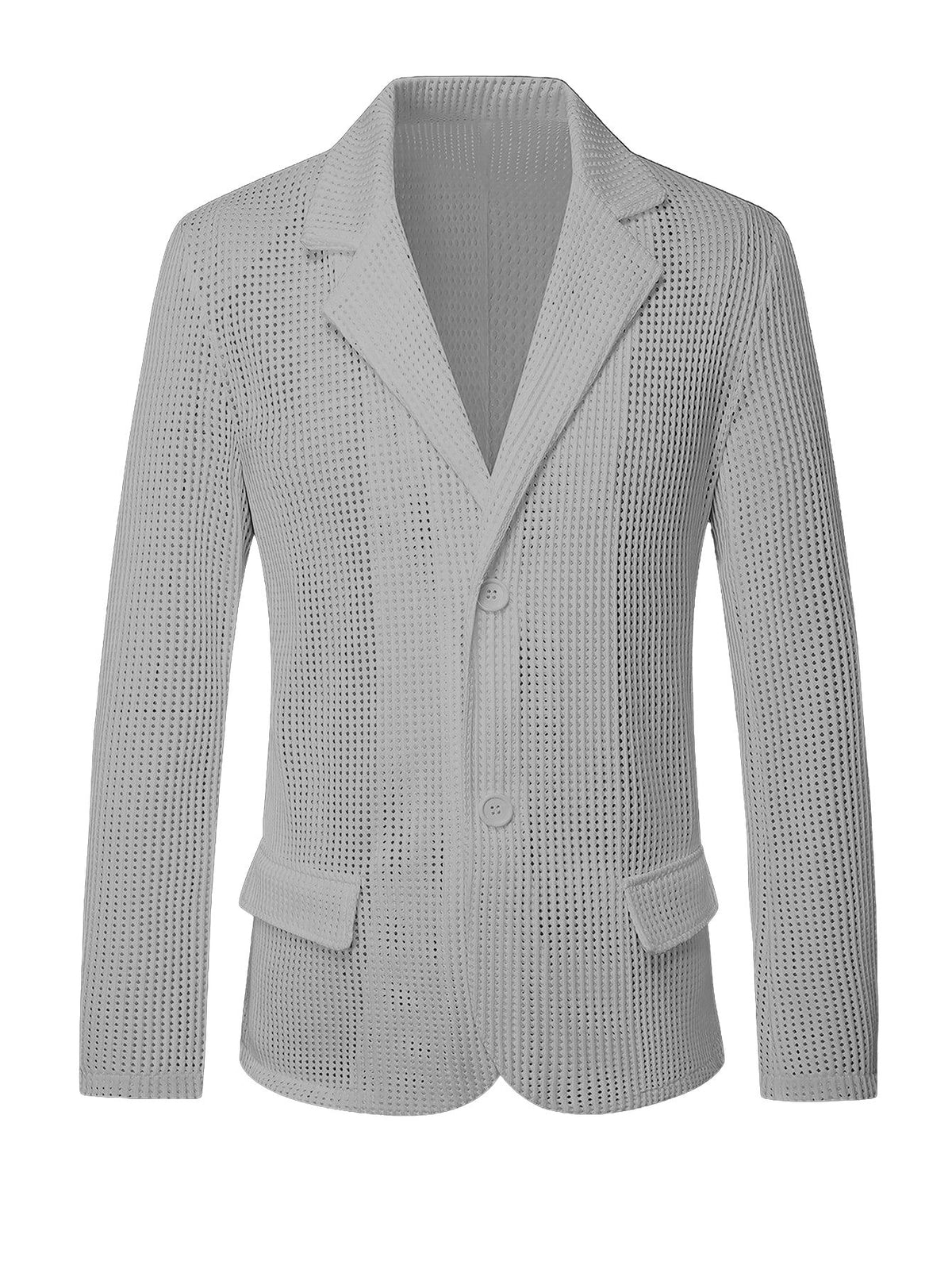 Men’s Perforated Mesh Blazer